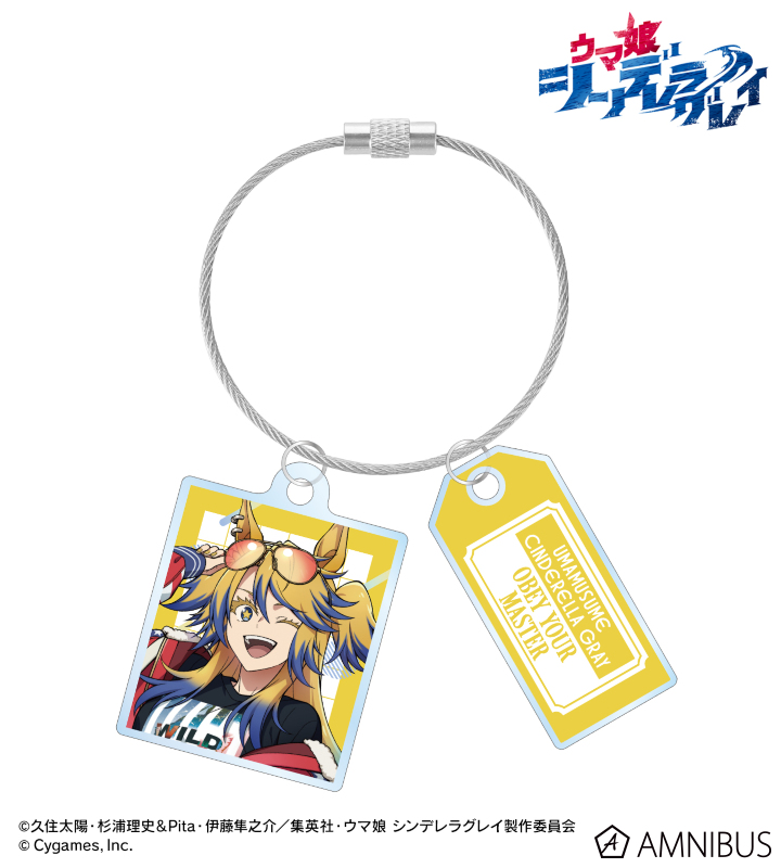 オベイユアマスター 2連ワイヤーアクリルキーホルダー POP UP SHOP in マルイ