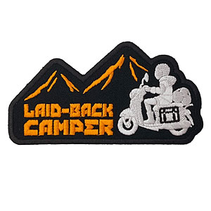 『ゆるキャン△ SEASON3』 シルエットバイク志摩リン ワッペン