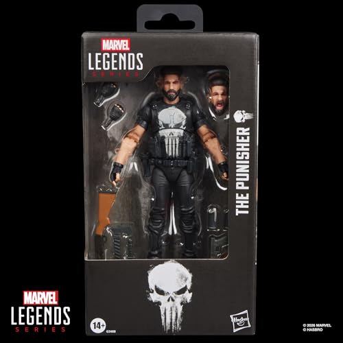 ハズブロ（Hasbro）MARVEL マーベルレジェンド・シリーズ パニッシャー、『パニッシャー』コレクション用 15 cm アクションフィギュアセット G3488 正規品