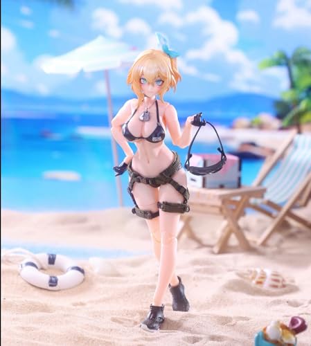 1/12スケールPocket Art シリーズ 枢機鋒刃 梅莉娜 プラモデルキット 色分け済みプラモデル アクションモデルフィギュア 全高約20cm HASUKI組立キット 置物 おもちゃ プレゼント