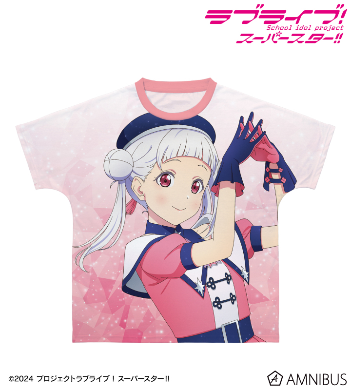 描き下ろし 嵐 千砂都 スーパースター!!ver. フルグラフィックTシャツ