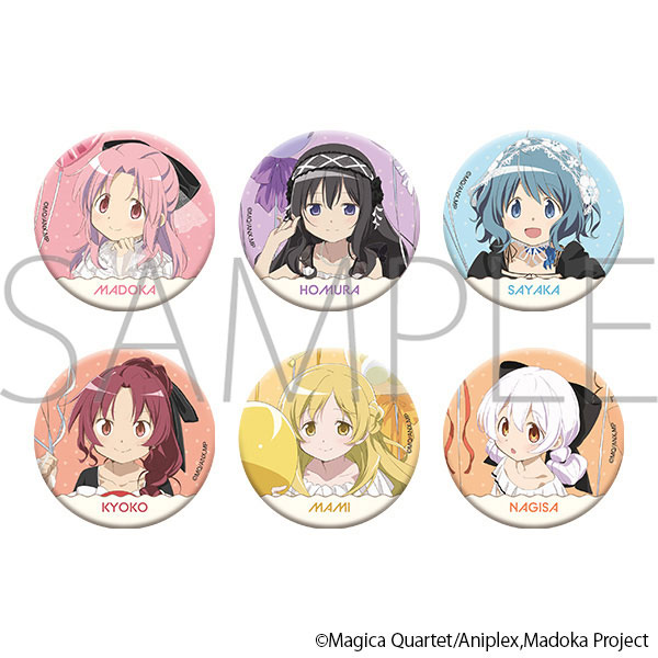 魔法少女まどか☆マギカ_ホロキャラバッジコレクション 【BOX/6パック入り】