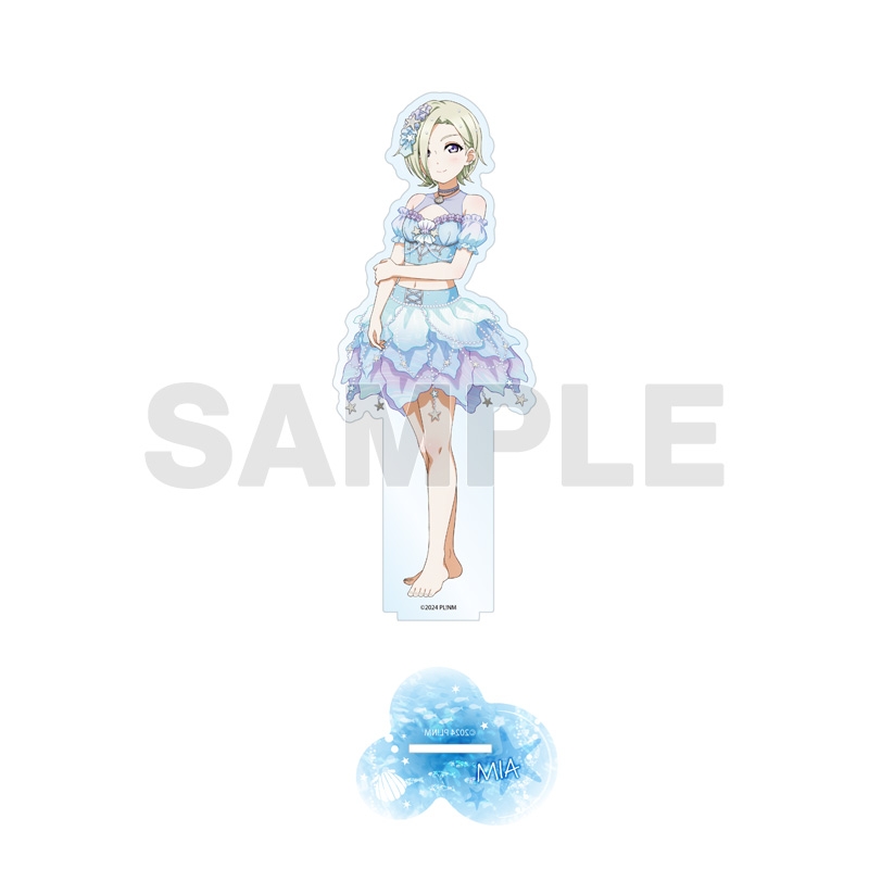 ラブライブ！虹ヶ咲学園スクールアイドル同好会 同好会 アクリルスタンド(水面風) ミア・テイラー Jellyfish Dress ver.【ゲーマーズ専売】