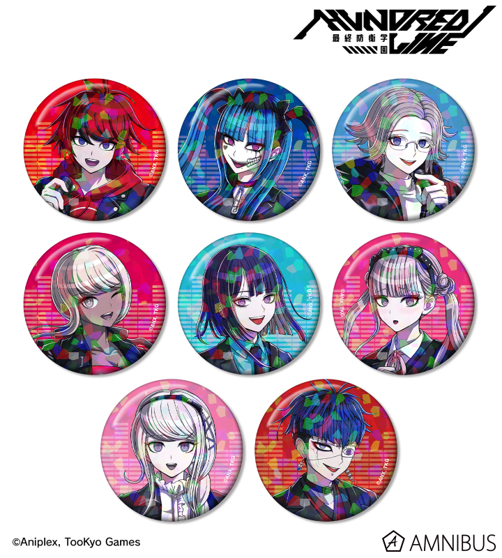 描き下ろし ロックバンドver. トレーディングホログラム缶バッジ