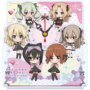 ガールズ＆パンツァー 最終章 ぷちちょこミニアクリル置時計[サブカルファッションver.]A