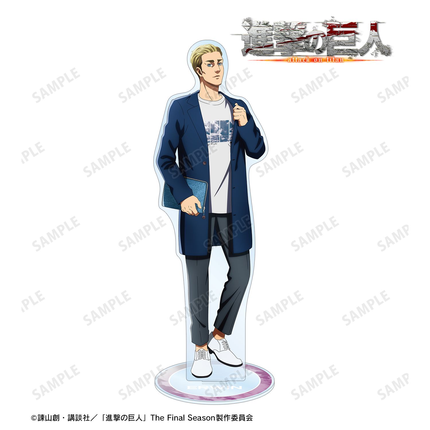 進撃の巨人_描き下ろし エルヴィン シミラールックver. 第2弾 特大アクリルスタンド