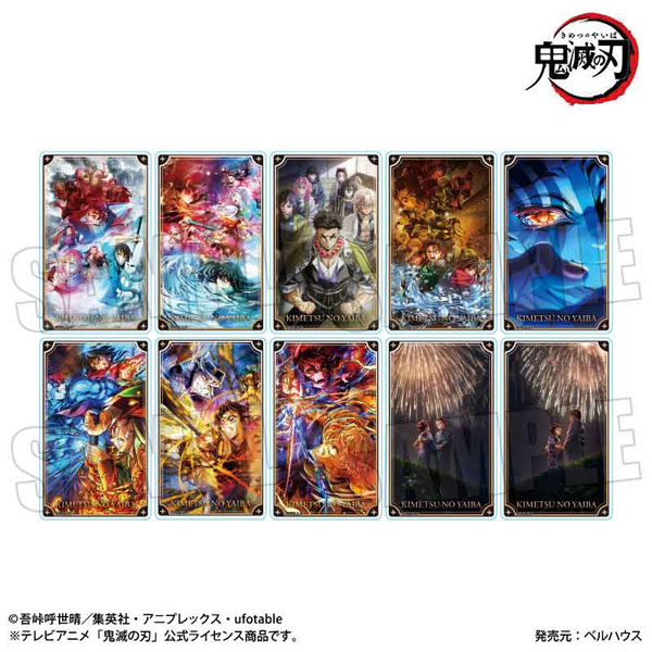アニメ「鬼滅の刃」 トレーディングアクリルカード Part2 キービジュアルver. 10個入りBOX[ベルハウス]《０９月予約》