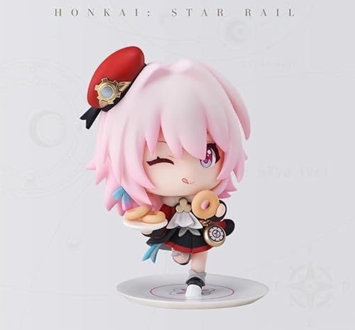 崩壊：スターレイル 公式グッズ 正規品 カプセルトイ 列車歓迎茶会 デフォルメフィギュア PVC&ABS製 塗装済み完成品 (三月なのか) [並行輸入品]