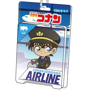 名探偵コナン ブリスターパッケージ風アクリルボールチェーン エアラインコレクション 江戸川コナン