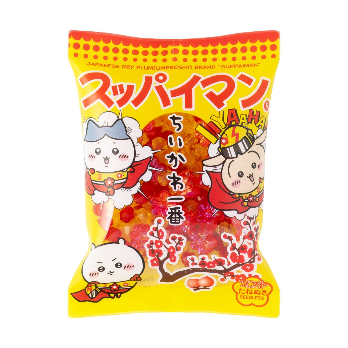 ちいかわ×スッパイマン シーサーのおみやげやさん シャカシャカおかしマグネット