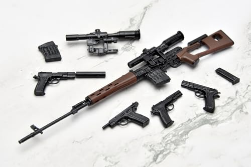 トミーテック リトルアーモリー×ガンスリンガー・ガール LA-GG02 ガンスリンガー・ガール リコ SVD・Cz75タイプ 1/12スケール 未塗装組み立てランナーキット 335931