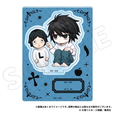 【グッズ-スタンドポップ】DEATH NOTE ミニキャラスタンド 指人形ver. L【再販】
