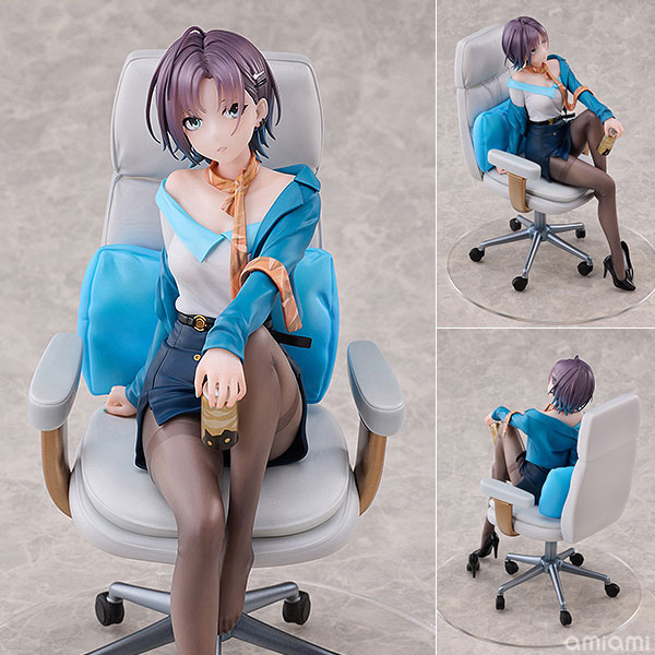 インフィニティスタジオ[Infinity Studio] SSR FIGURE アイドルマスター シャイニーカラーズ × 雀魂 浅倉透 おしごとエフォートレス Ver. 1/7スケール PVC&ABS&アクリル製塗装済み完成品フィギュア