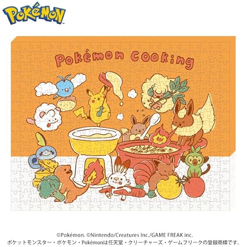エンスカイ(ENSKY) ポケットモンスター Pokémon Cooking 23.7×30.7×2.1cm アートボード ジグソーパズル 366ピース ARTBOARD JIGSAW ATB-73