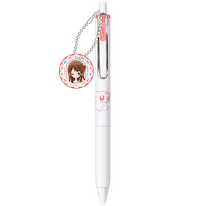 極上!!めちゃモテ委員長 チャーム付きUni-Ball One ポピーレッド