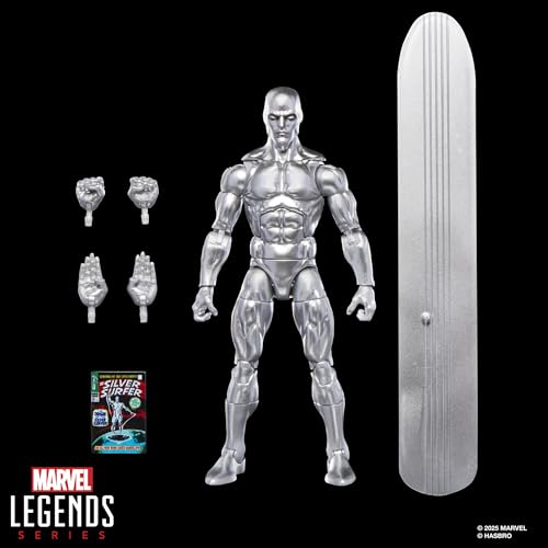 ハズブロ（Hasbro）MARVEL マーベルレジェンド・シリーズ シルバーサーファー 『シルバーサーファー #1』 コレクション用 15 cm アクションフィギュアおもちゃ G0815 正規品