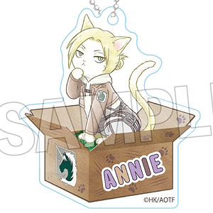 進撃の巨人 憲兵にゃん おなまえキーホルダー アニ