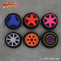 爆上戦隊ブンブンジャー 丸型ポーチ マーク柄