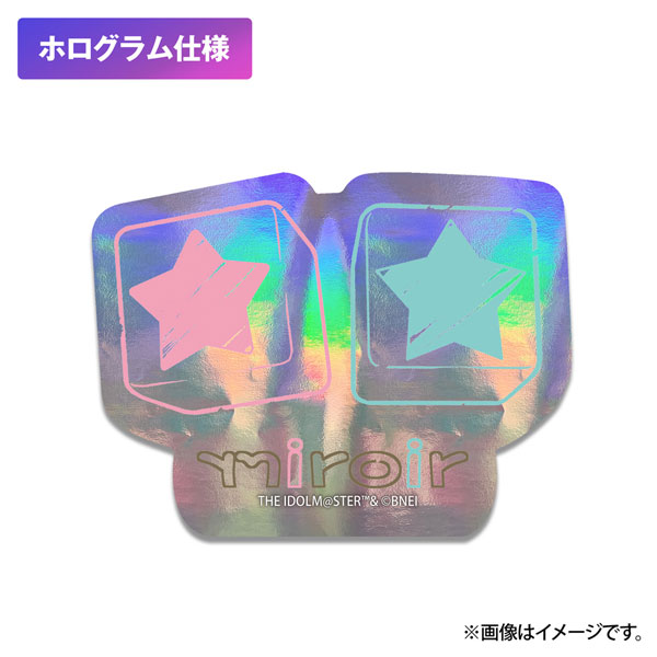 アイドルマスター シンデレラガールズ miroir ホログラムミニステッカー