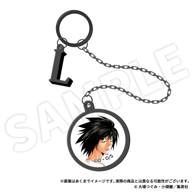 【グッズ-キーホルダー】DEATH NOTE 金属キーホルダー L【再販】