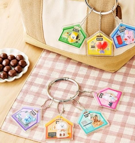 バンダイ(BANDAI) BT21 パッケージチャーム＆チョコボーロ 準チョコレート 食玩 【BOX販売/10個セット】