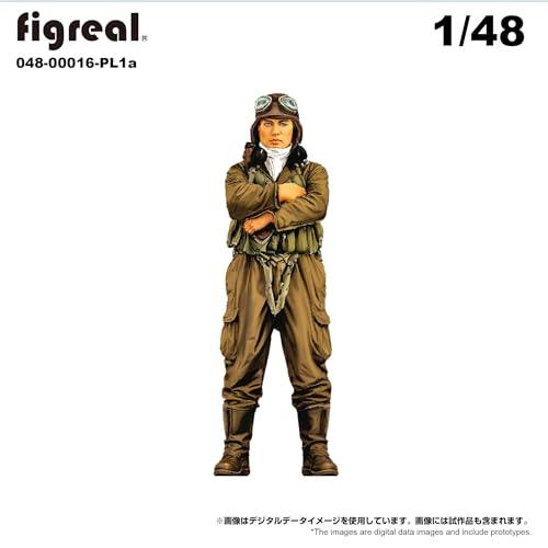 figreal 1/48 大日本帝国海軍(1)PL1a パイロット 1体 彩色済みフィギュア 048-00016-PL1a