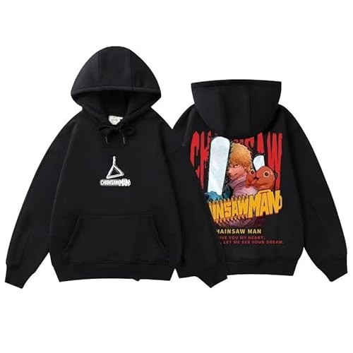 チェンソーマン パーカー 長袖 マキマ 早川アキ パワー ナース レゼ デンジ コベニ キャラクター グッズ スポーツ 春 秋 冬 ハロウィンクリスマス イベント 学園祭 文化祭 祭り 誕生日 プレゼント ギフト 学生 大人 贈り物 記念品 祝日 漫画 可愛い コスプレ小物 周辺 通学 通勤 (A,厚手L)