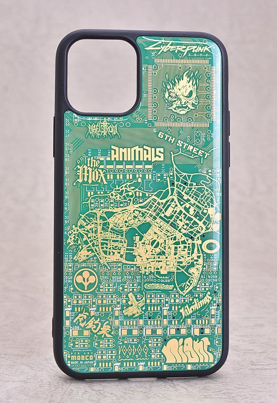 Cyberpunk2077 Night City Map 電子回路基板 iPhone 11 PRO MAX ケース by PCB ART moeco