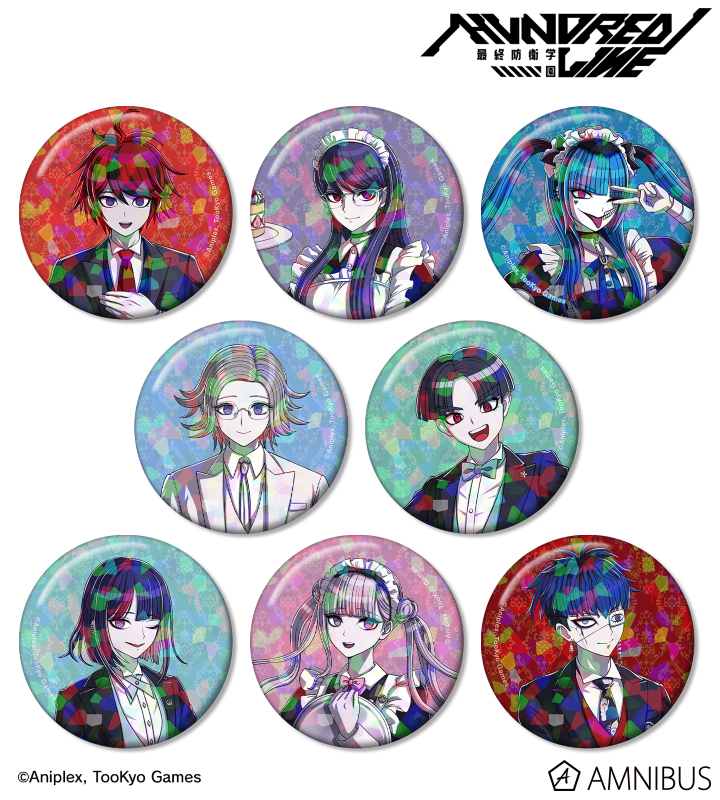 描き下ろし メイド&執事ver. トレーディングホログラム缶バッジ