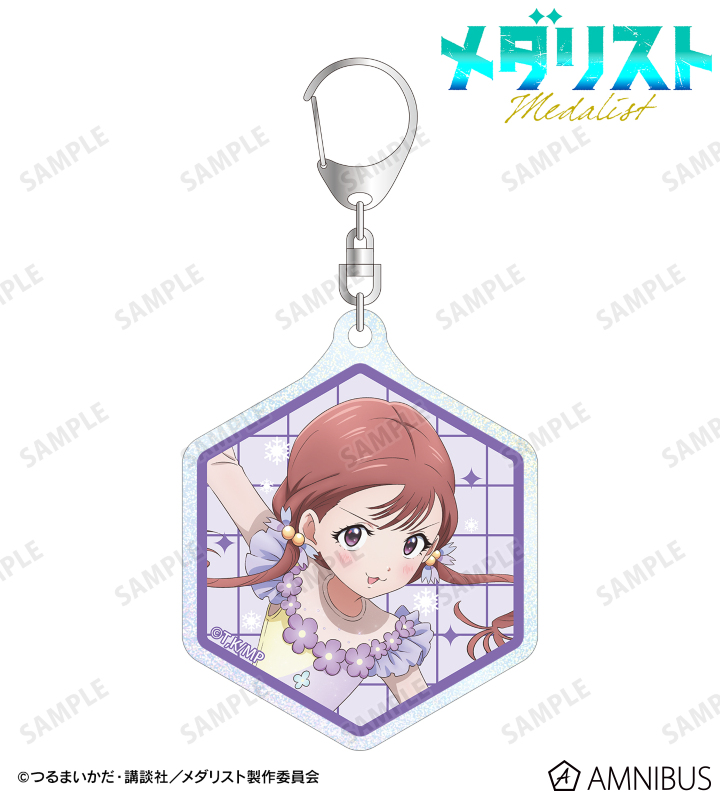 鹿本すず グリッターアクリルキーホルダー