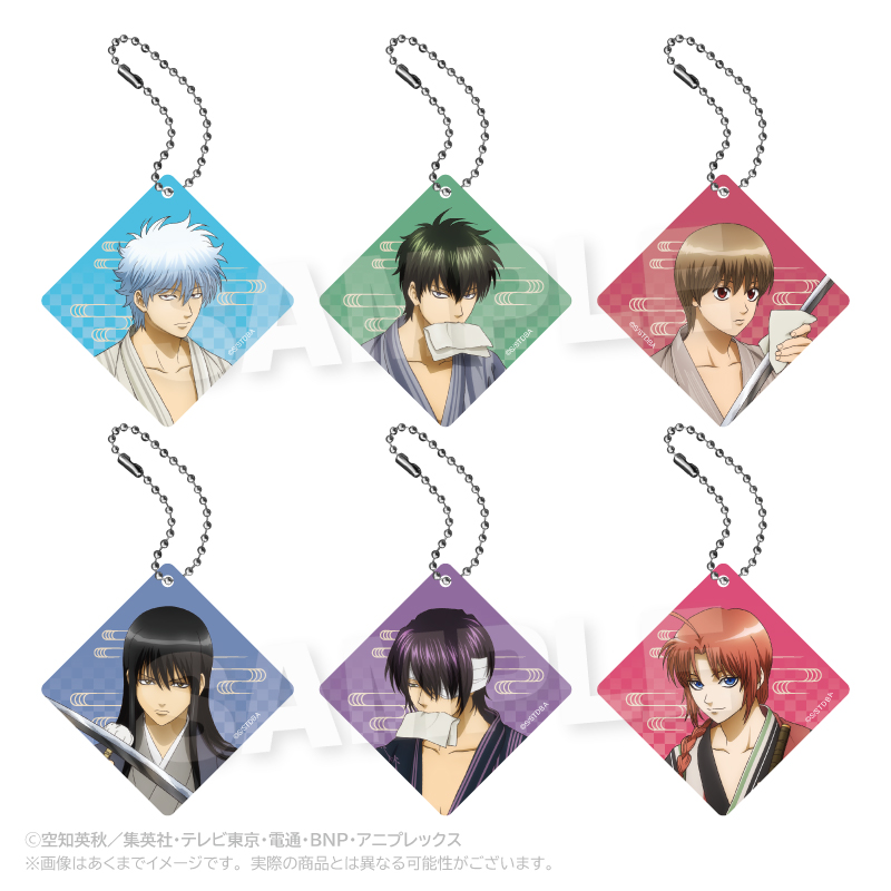 銀魂_トレーディングアクリルキーホルダー 手入れver. 【コンプリートBOX／6個入り】