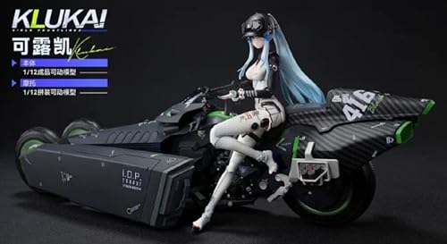 核金重構 1/12スケール KLUKAI「416号」単品 組み立てキットプラモデル (バイク＋美人)