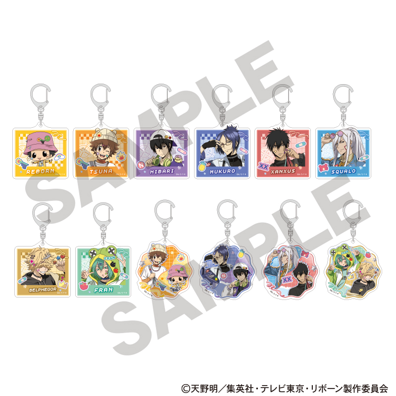 家庭教師ヒットマンREBORN！_トレーディングアクリルキーホルダー デコラファッション【コンプリートBOX/12個入り】