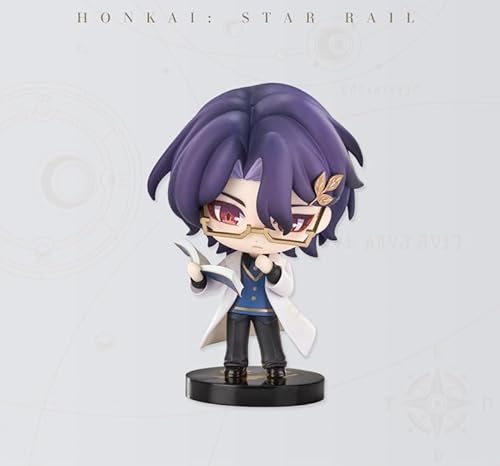 崩壊：スターレイル 公式グッズ 正規品 ナナシビトの褒章 ミニフィギュア デフォルメフィギュア PVC&ABS製 塗装済み完成品 (Dr.レイシオ（高さ約7.7cm）) [並行輸入品]