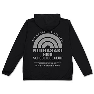 ラブライブ! 虹ヶ咲学園スクールアイドル同好会 薄手ドライパーカー/BLACK-L