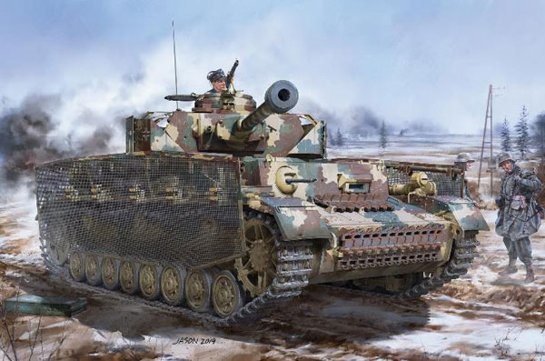 1/35 ドイツIV号戦車 J型 最後期型 w/連結組立可動式履帯 プラモデル（再販）