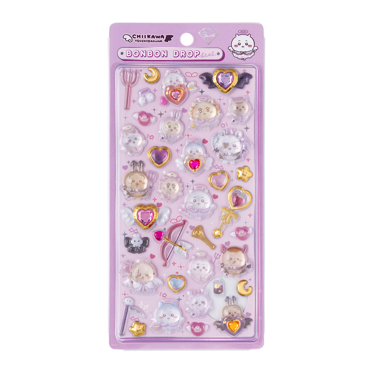 ちいかわ てんし♡あくま ボンボンドロップシール ジュエル