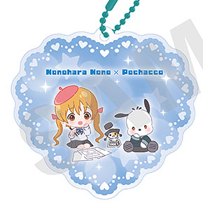 ちゃおヒロインズ×サンリオキャラクターズ スライドミラー 野々原のの×ポチャッコ