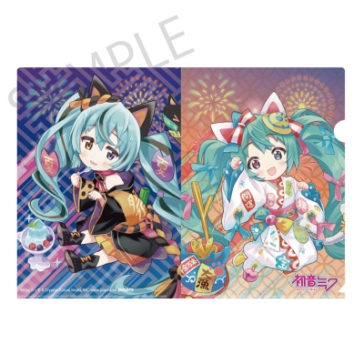 【グッズ-クリアファイル】「初音ミク×招き猫」 クリアファイル 2025 Art by らっす【再販】