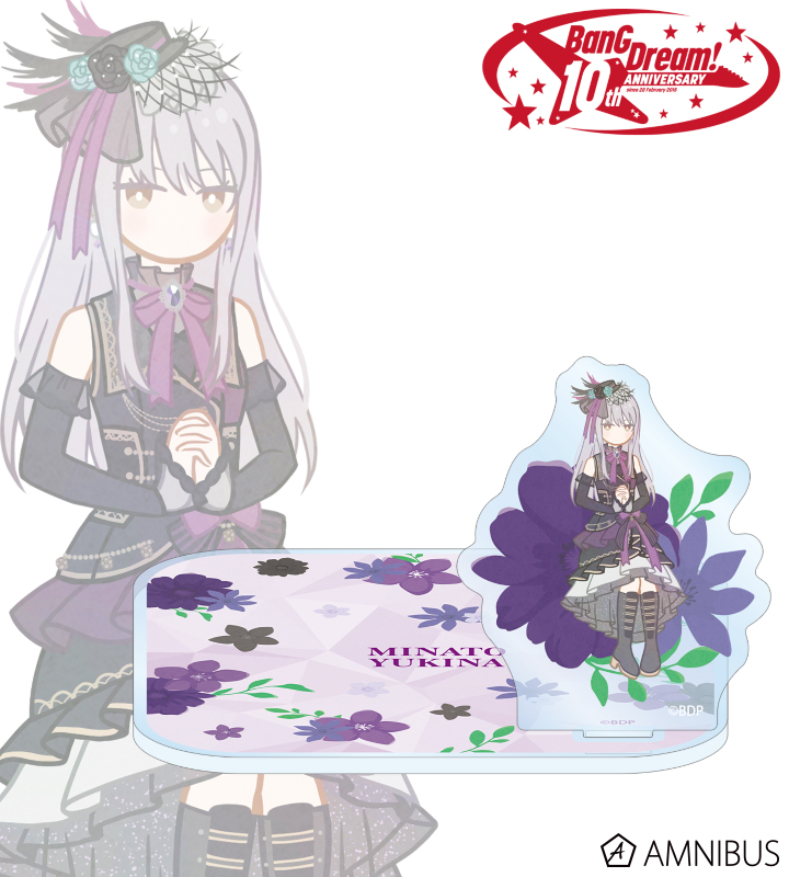 湊 友希那 Botania アクリルスタンド付きコースター