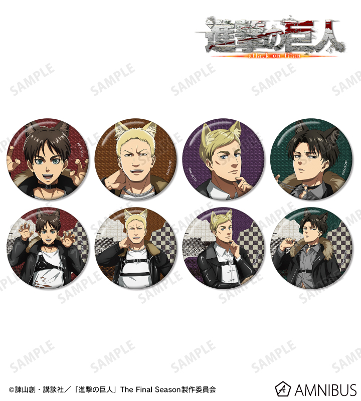 描き下ろし 狼男ver. トレーディンググリッター缶バッジ