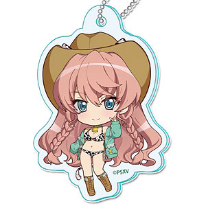 戦姫絶唱シンフォギアXV ぷちちょこミニアクリルキーホルダー マリア・カデンツァヴナ・イヴ カウガールver.