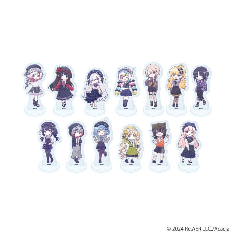 アクリルぷちスタンド「魔法少女ノ魔女裁判」02/ダークガーリーファッションver. コンプリートセット(全13種)(グラフアートイラスト)