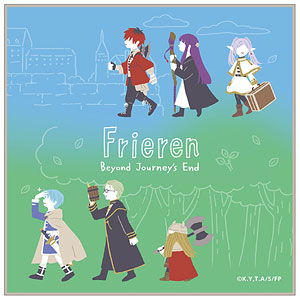 葬送のフリーレン ハンドタオル ゆるパレット フリーレン一行＆勇者一行
