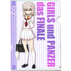 ガールズ＆パンツァー 最終章 描き下ろしクリアファイル[逸見エリカ]ギャル制服ver.