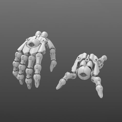 LEBOO 酋長大陸 1/60 3 分計画 ウィザードハンド 分色完成プラモデル 組み立てキット メタリックホワイト2 個セット