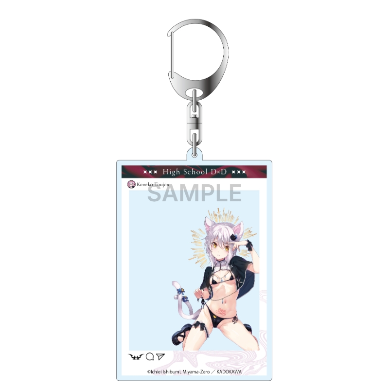ハイスクールD×D SNS風アクリルキーホルダー 塔城小猫 サキュバス&シスター ver.【催事商品】
