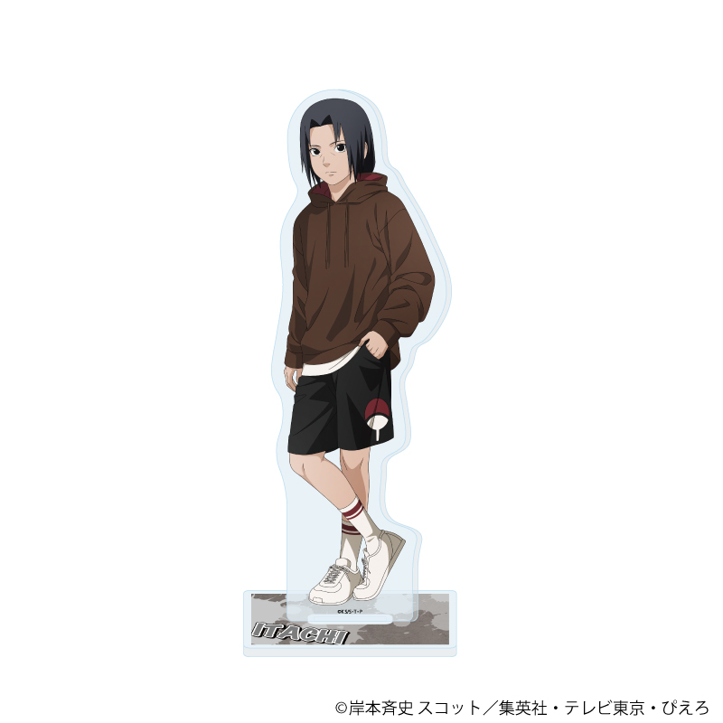 アクリルスタンド「NARUTO-ナルト- 疾風伝」76/うちはイタチ ストリートファッションver.(描き下ろしイラスト)