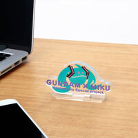 アクリルロゴディスプレイEX ガンダム45周年 × 初音ミク プロジェクト記念アートワークA【再販】