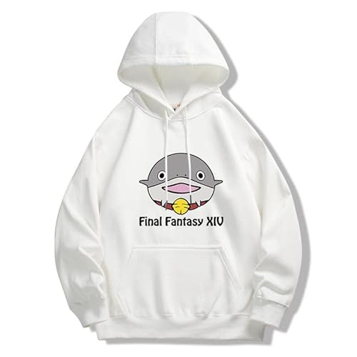 FF14 パーカー 長袖 トップス ファイナルファンタジーXIV 薄手/厚手 通気性 柔らかい コスプレ衣装 日常服 フード付き 運動パーカー プルオーバ アウトウェア コスチューム スポーツシャツ カジュアル おしゃれ 大きいサイズ 漫画服 印象服 春秋冬 部屋着 学園祭 誕生日 プレゼント ギフト 男女兼用 (15,2XL厚手)